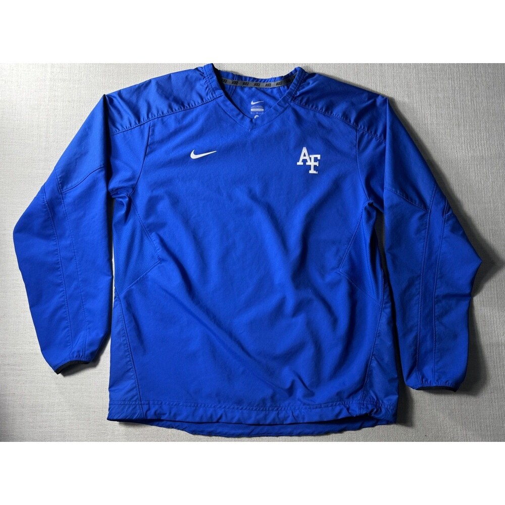Nike Men’s Acceleration VNeck Pullover Windbreaker Blue M Air Force Falcons 2011